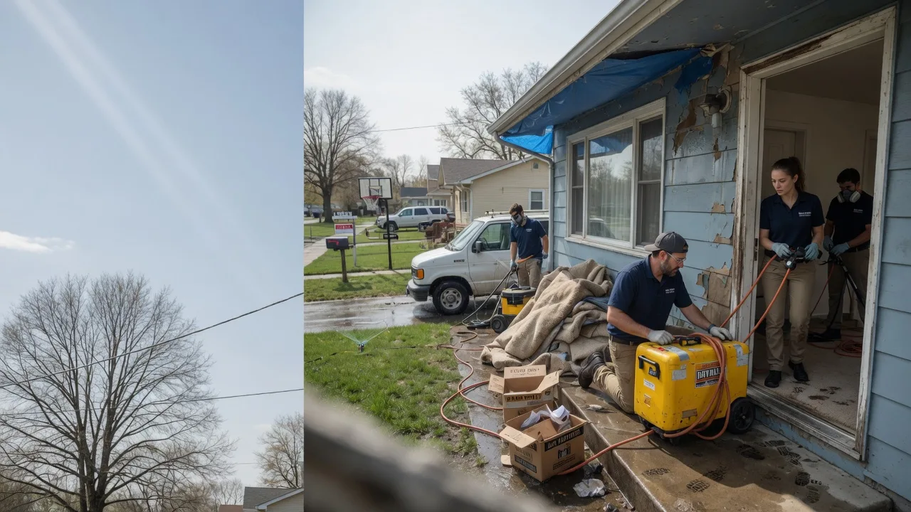 Basement Flood Cleanup in New Deal, TX near me